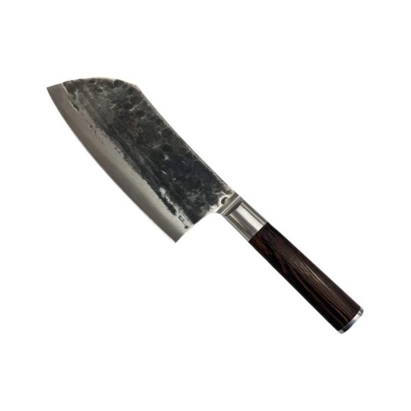 japoniškas peilis su odiniu dėklu satake