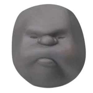 Streso valdymo kamuoliukas "Apvalus veidas" (POO!)