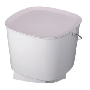 Kibiras su dangčiu (baltas)