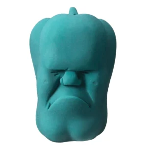 Streso valdymo kamuoliukas "Apvalus veidas" (Paprika)