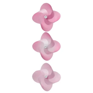 Kaze guru ma magnetukai – vėjo malūnėliai (3 vnt.) (rožiniai)