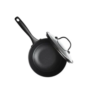 Satake juodas ketaus puodas su korėta nelimpančia danga ir ilga rankena 20 cm alternate image