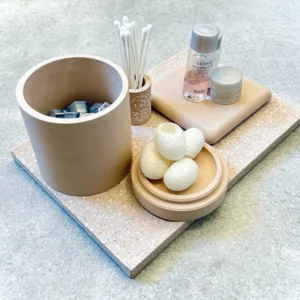 Dėkliukas muilui (kvadratinis, rožinis) alternate image