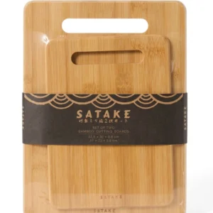 Satake bambukinių pjaustymo lentelių rinkinys